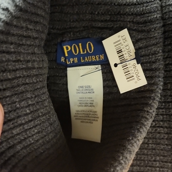 POLO RALPH LAUREN HAT & SCARF - Picture 5 of 6